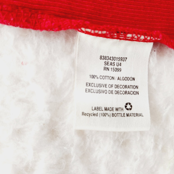 Blouse Size P Christmas Red Overlay Whimsycore Going-Out Top Maximalist Resort - Picture 8 of 10